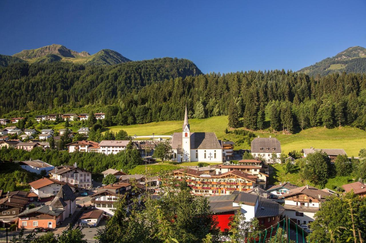 Pension Haus In Der Sonne Fieberbrunn Eksteriør bilde