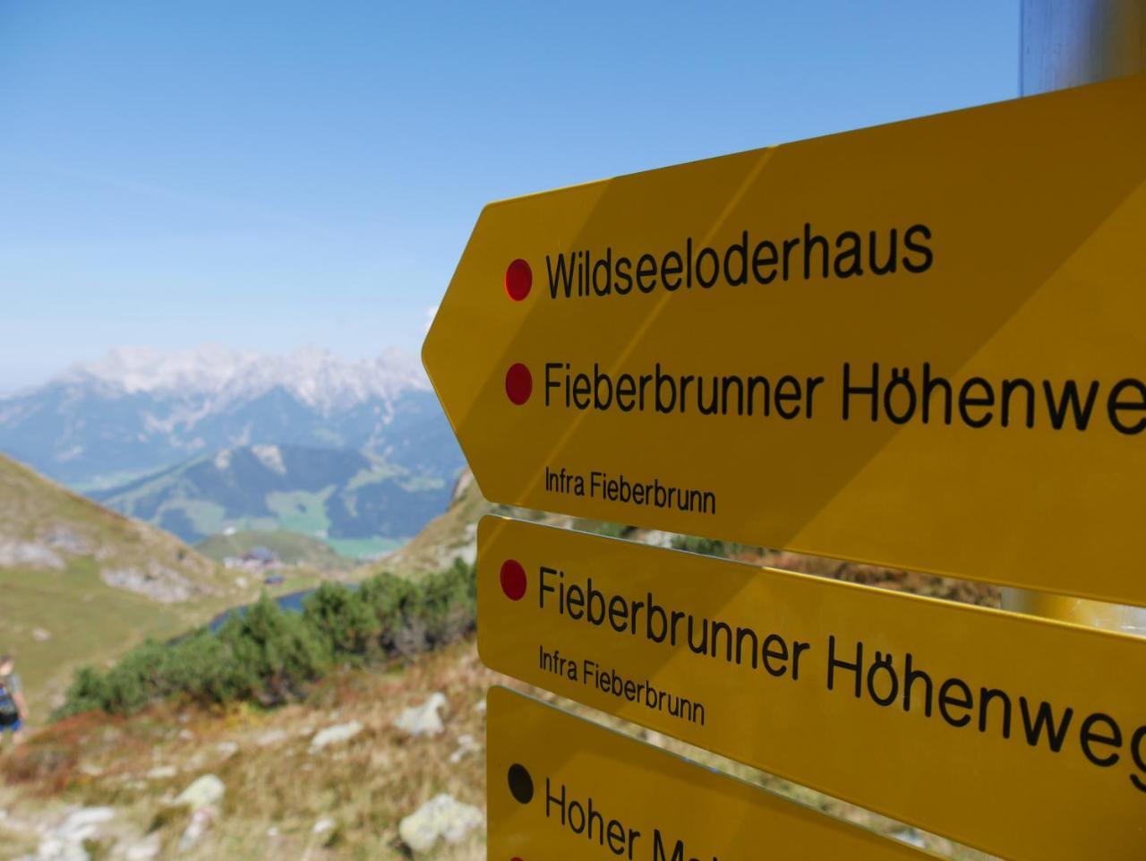 Pension Haus In Der Sonne Fieberbrunn Eksteriør bilde